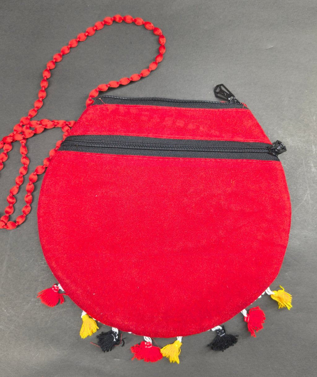 Radhe Embroidered Red Bag