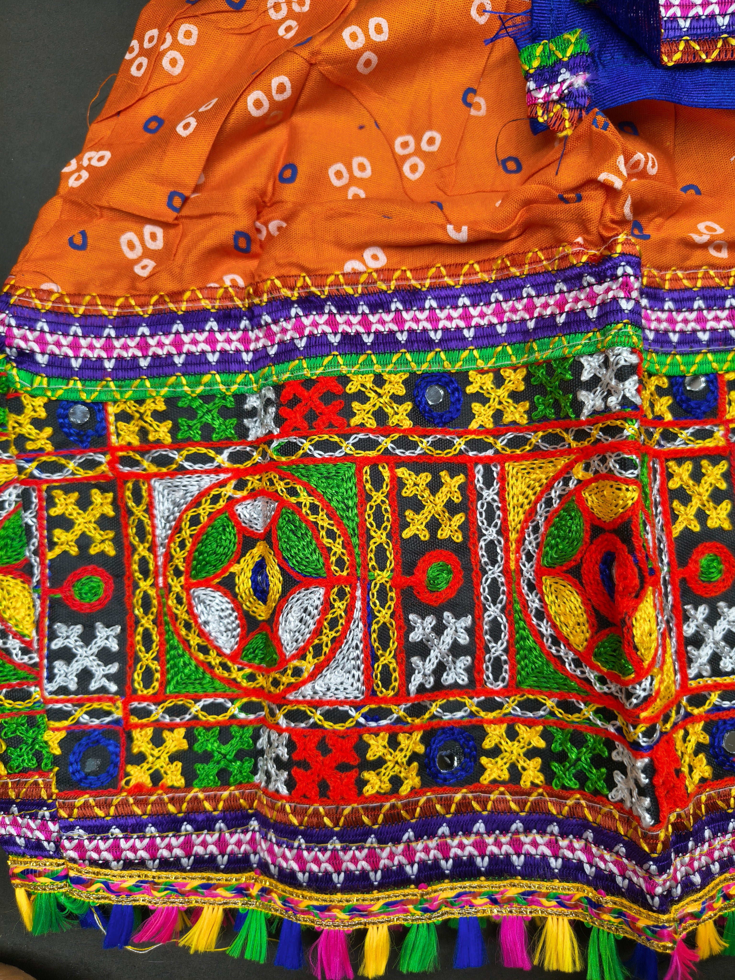 Kutchi Embroidered Garba Night Dress